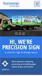 Mobile Screenshot of precisionsigntulsa.com